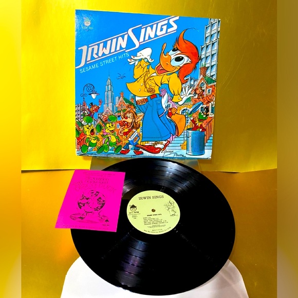 SESAME STREET IRWIN SINGS SESAME STREET HITS VTG 1980 VINYL RECORD ALBUM 12” - Picture 8 of 16